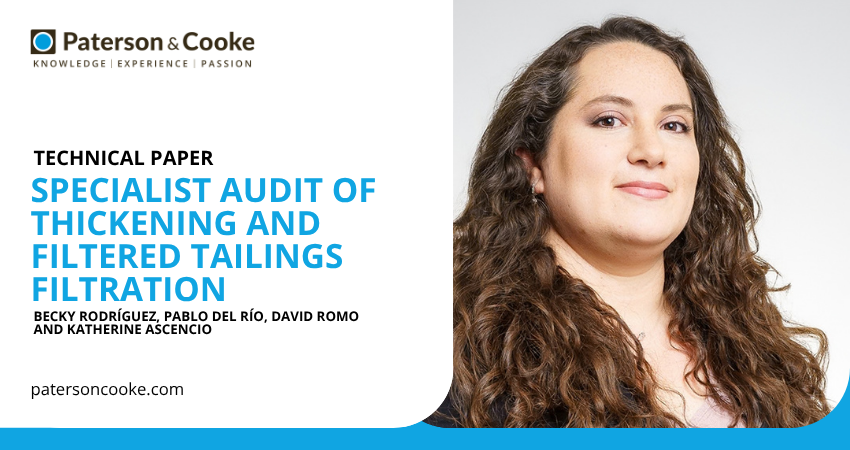 Specialist Audit of Thickening and Filtered Tailings Filtration: Multi-Causal Analysis and Operational Improvements Specialist Audit of Thickening and Filtered Tailings Filtration: Multi-Causal Analysis and Operational Improvements